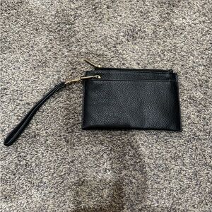 a new day Black Textured Wristlet